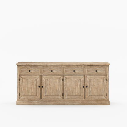 Crossett Solid Wood Sideboard Buffet in Weathered Drift Finish