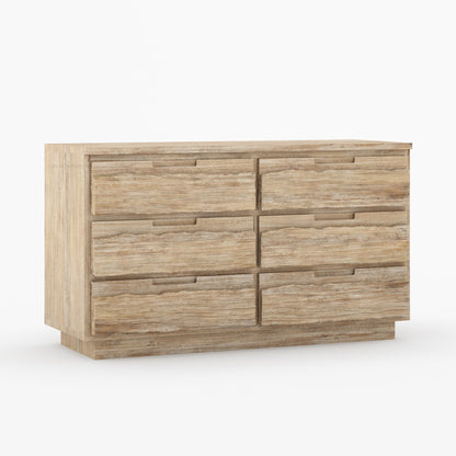 Nome Modern Solid Wood Textured Dresser