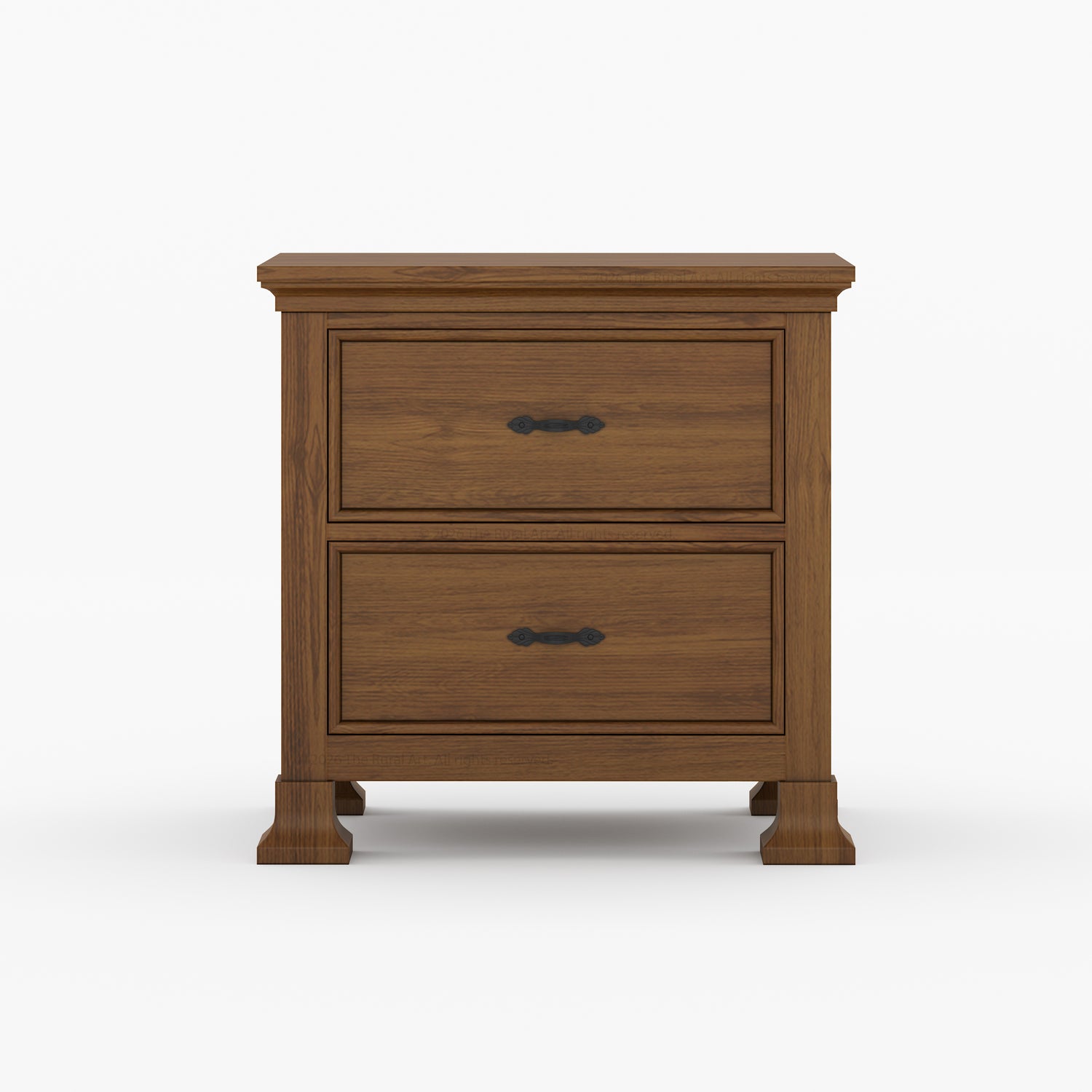 Prescott Grand Heritage Solid Wood Nightstand with Panel Detailing