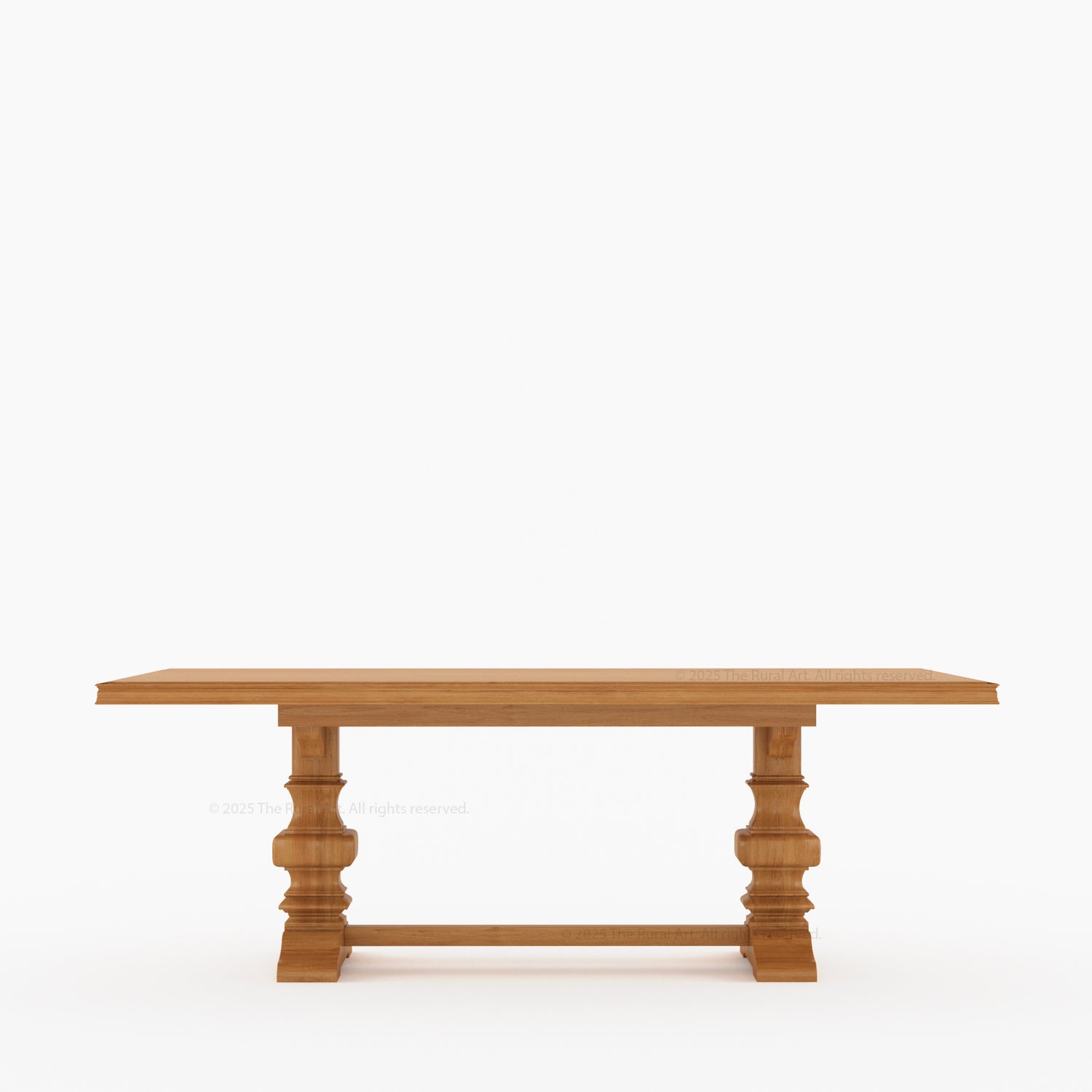 Goldfield Classic Solid Wood Dining Table &amp; Ladder Back Chair Set