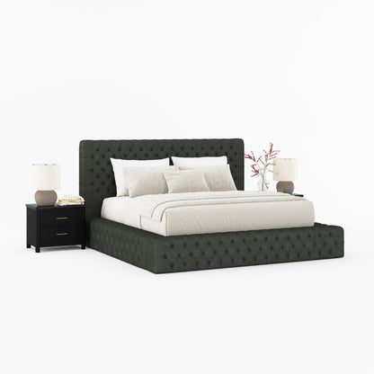 Sebring Boucle Upholstered Bed