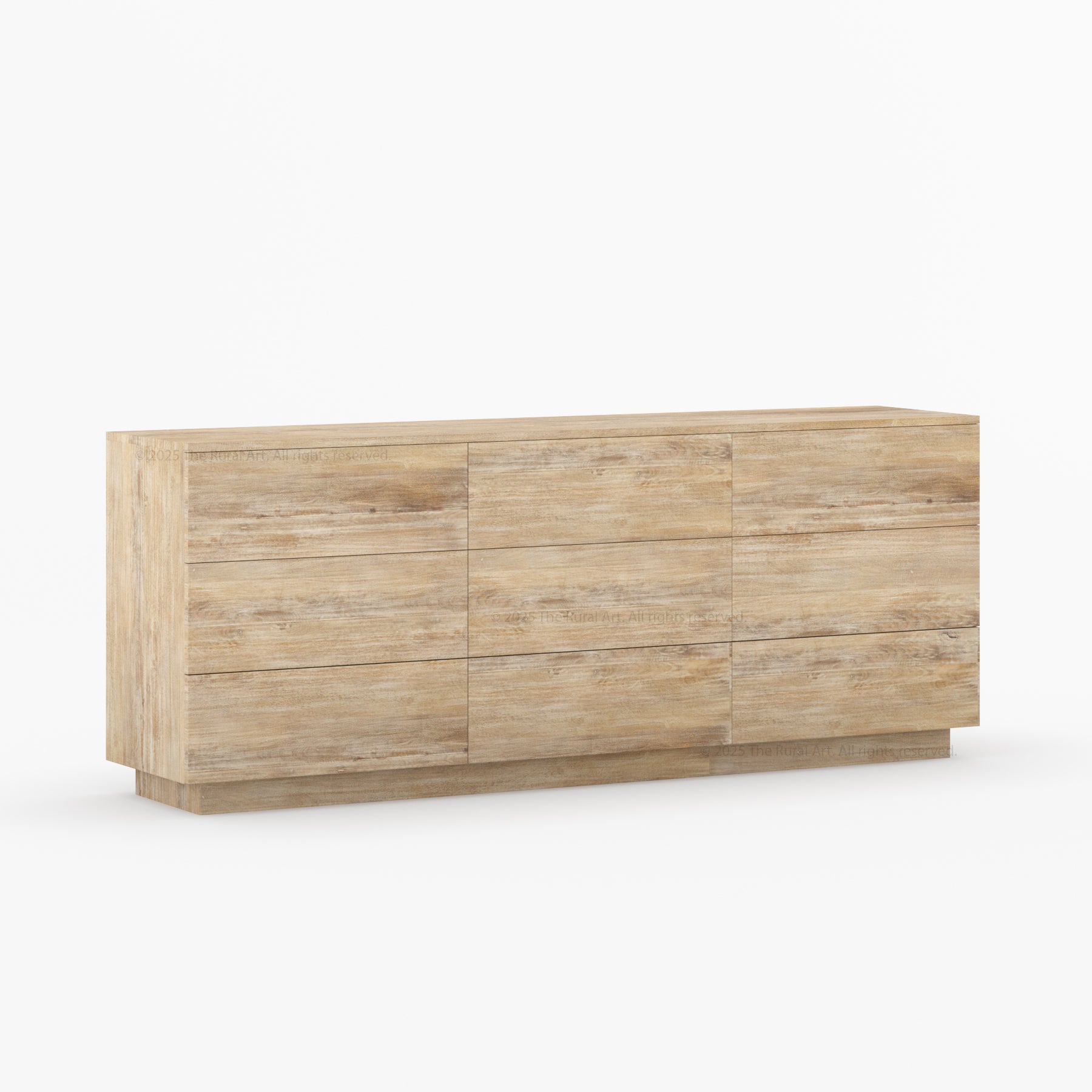 Kingston Solid Wood Dresser | Modern Minimalist Storage Cabinet
