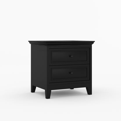 Anniston Solid Wood Nightstand with 2 Drawers