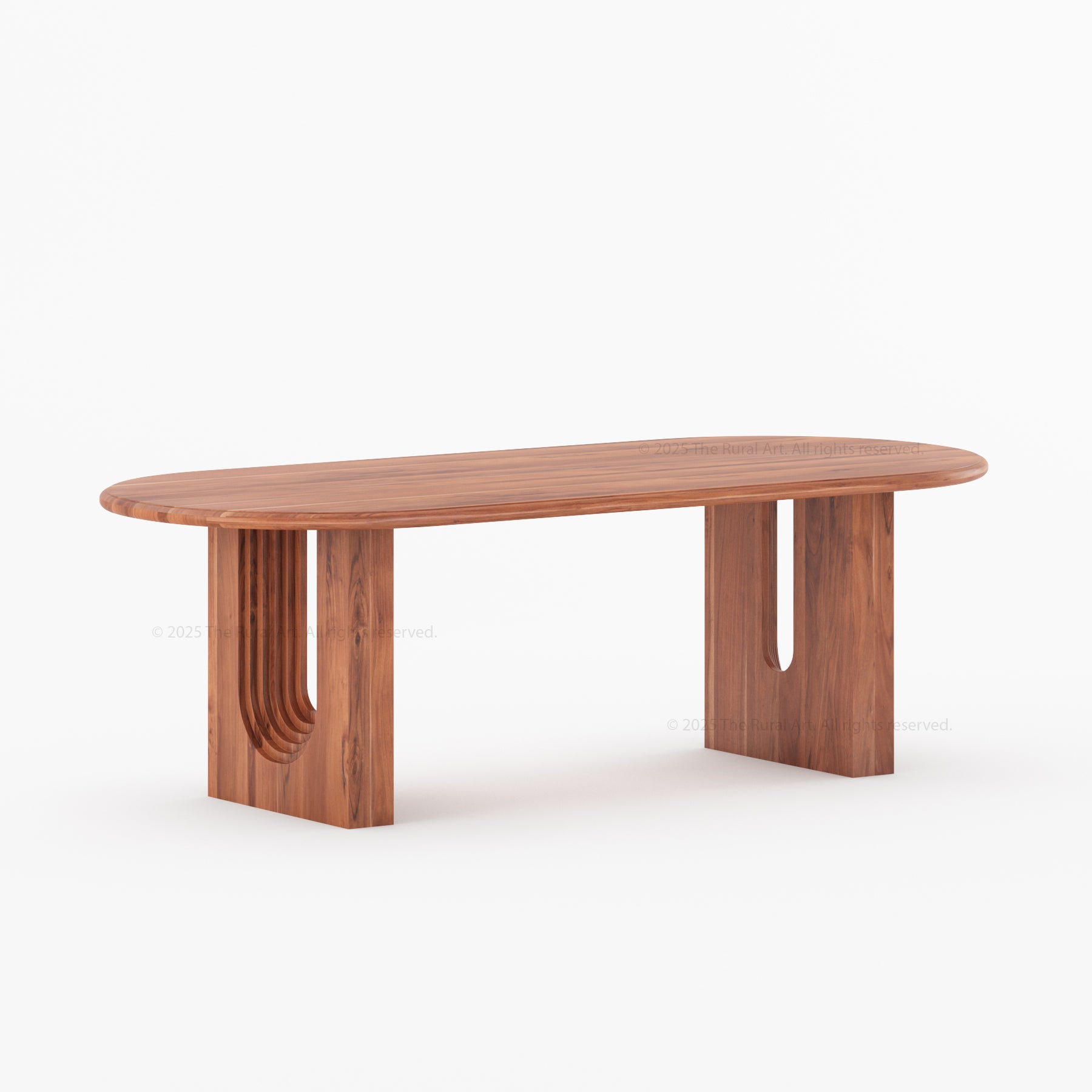 Philadelphia Modern Dining Table with Arched  legs
