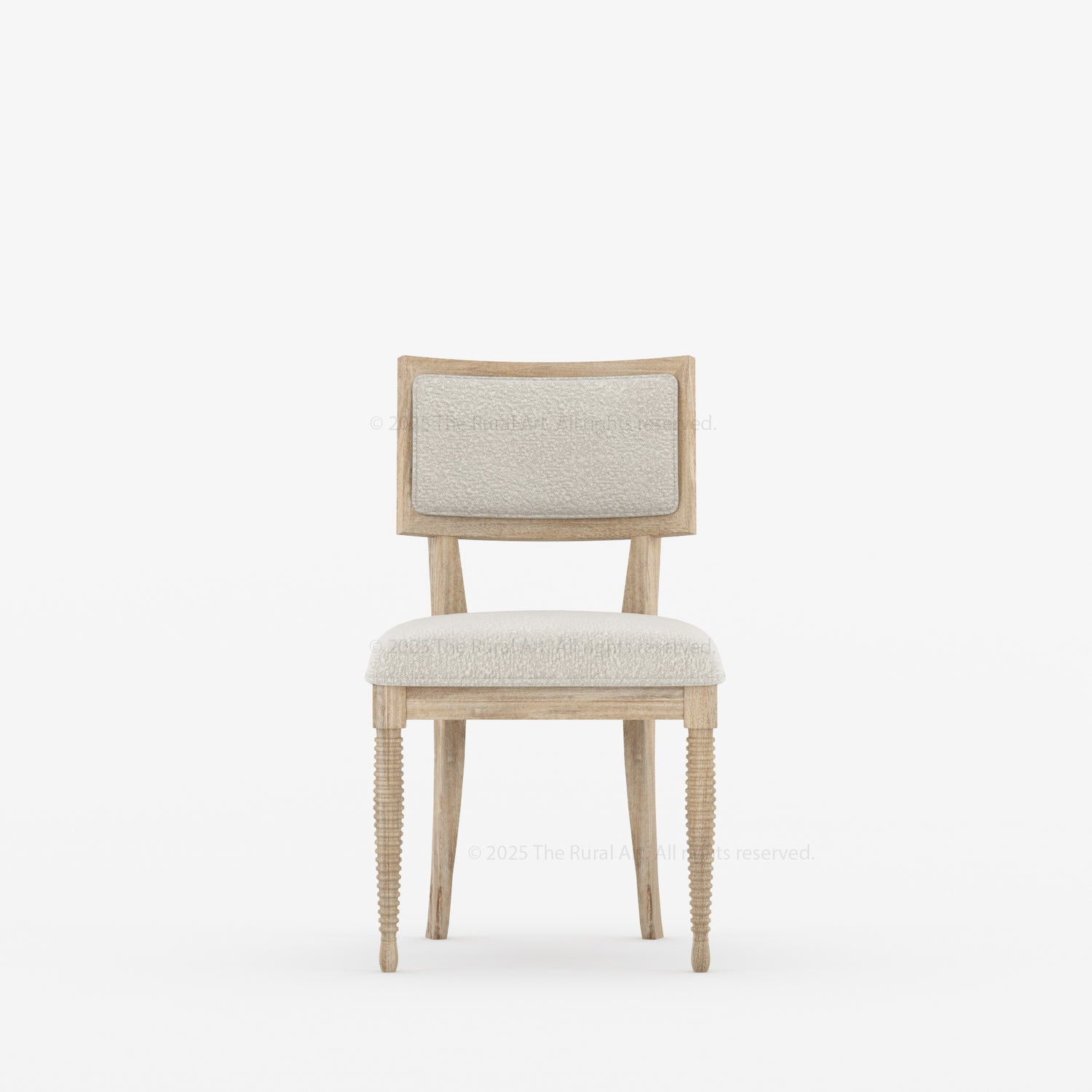 Monterey Turned-Leg Upholstered Dining Chair