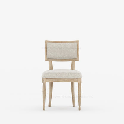Monterey Turned-Leg Upholstered Dining Chair