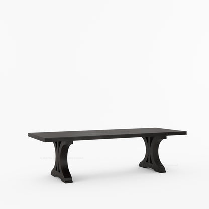 Sherman Solid Wood Pedestal Dining Table For 4 to 12 People
