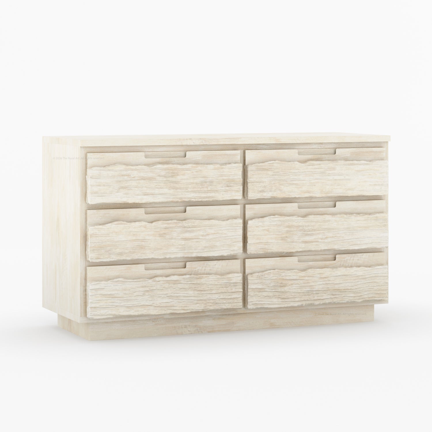 Nome Modern Solid Wood Textured Dresser