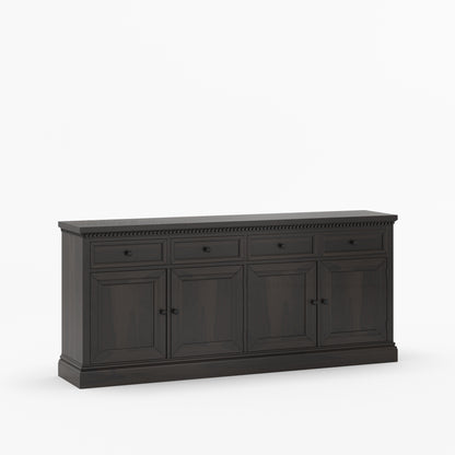 Crossett Solid Wood Sideboard Buffet in Weathered Drift Finish