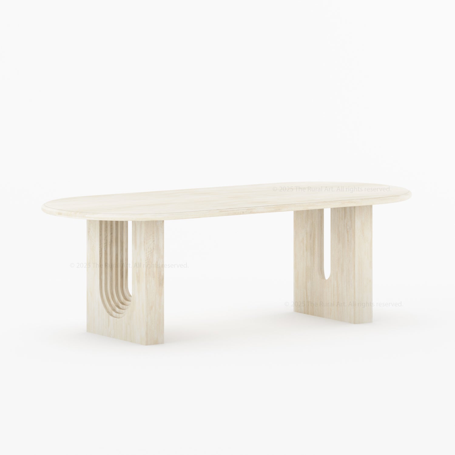 Philadelphia Modern Dining Table with Arched  legs