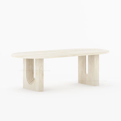 Philadelphia Modern Dining Table with Arched  legs