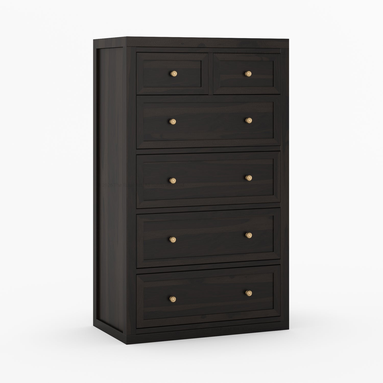 Seward Solid Wood Dresser with Panel Detailing