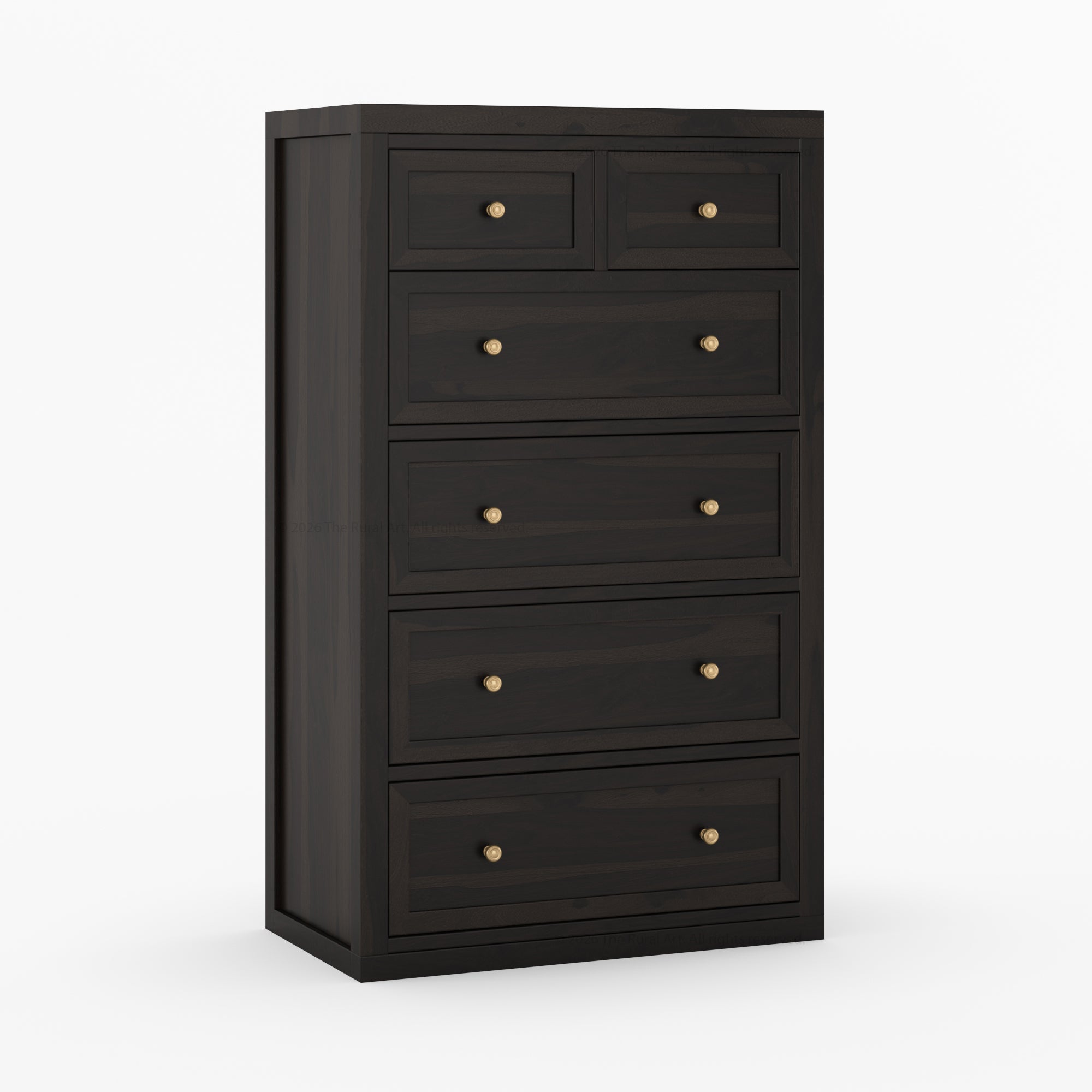 Seward Solid Wood Dresser with Panel Detailing
