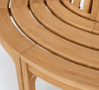 Mary Solid Teak Wood Circular Tree Bench