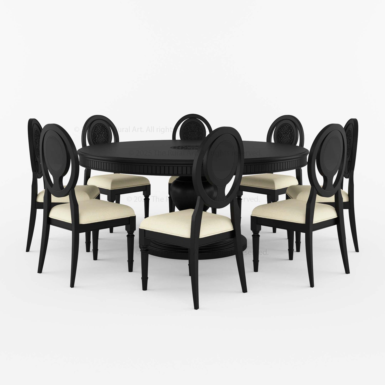 Jackson Solid Wood Premium Dining Table Set