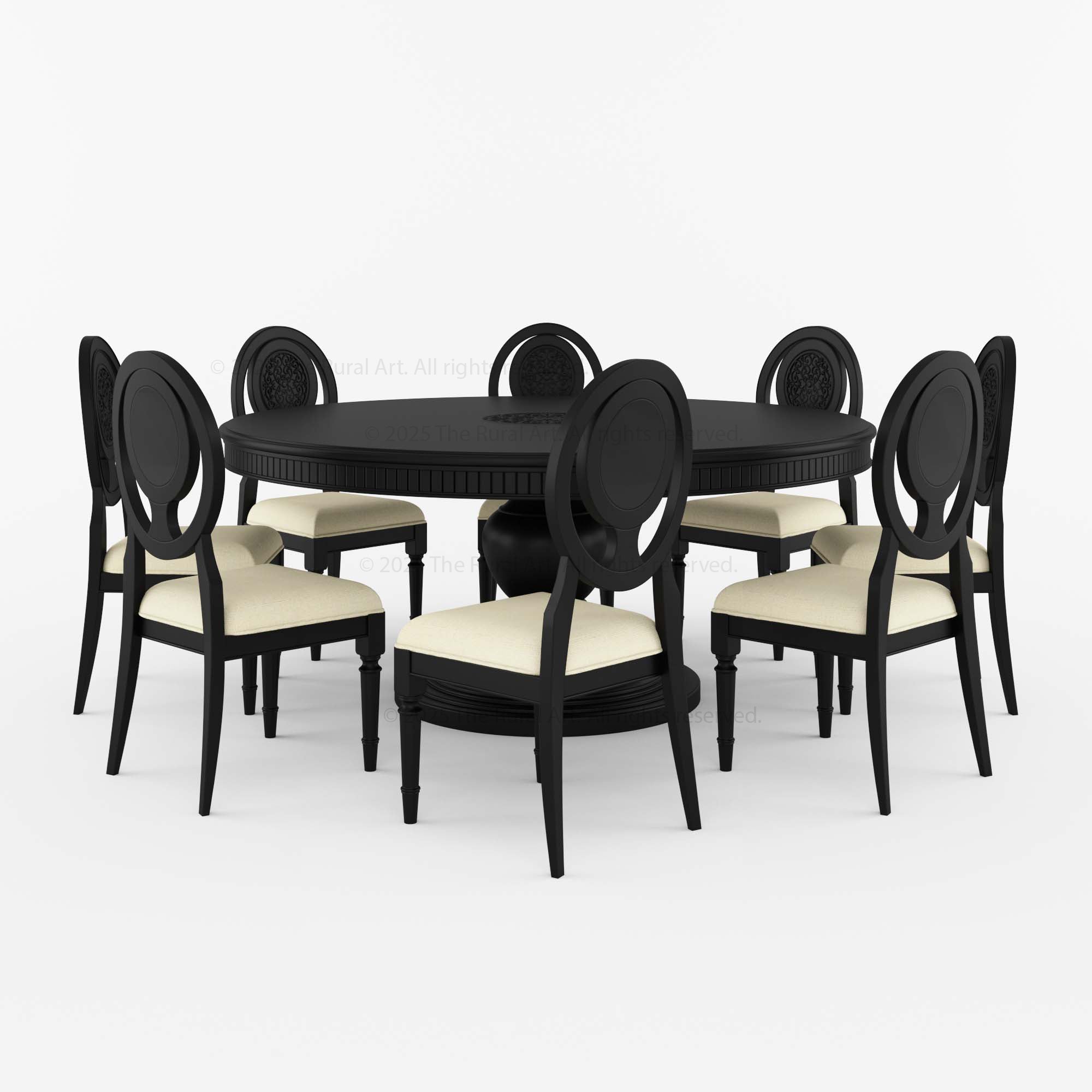 Jackson Solid Wood Premium Dining Table Set