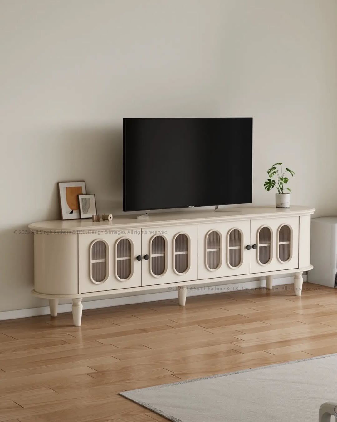 Juneau Arched Panel Tv Media Console