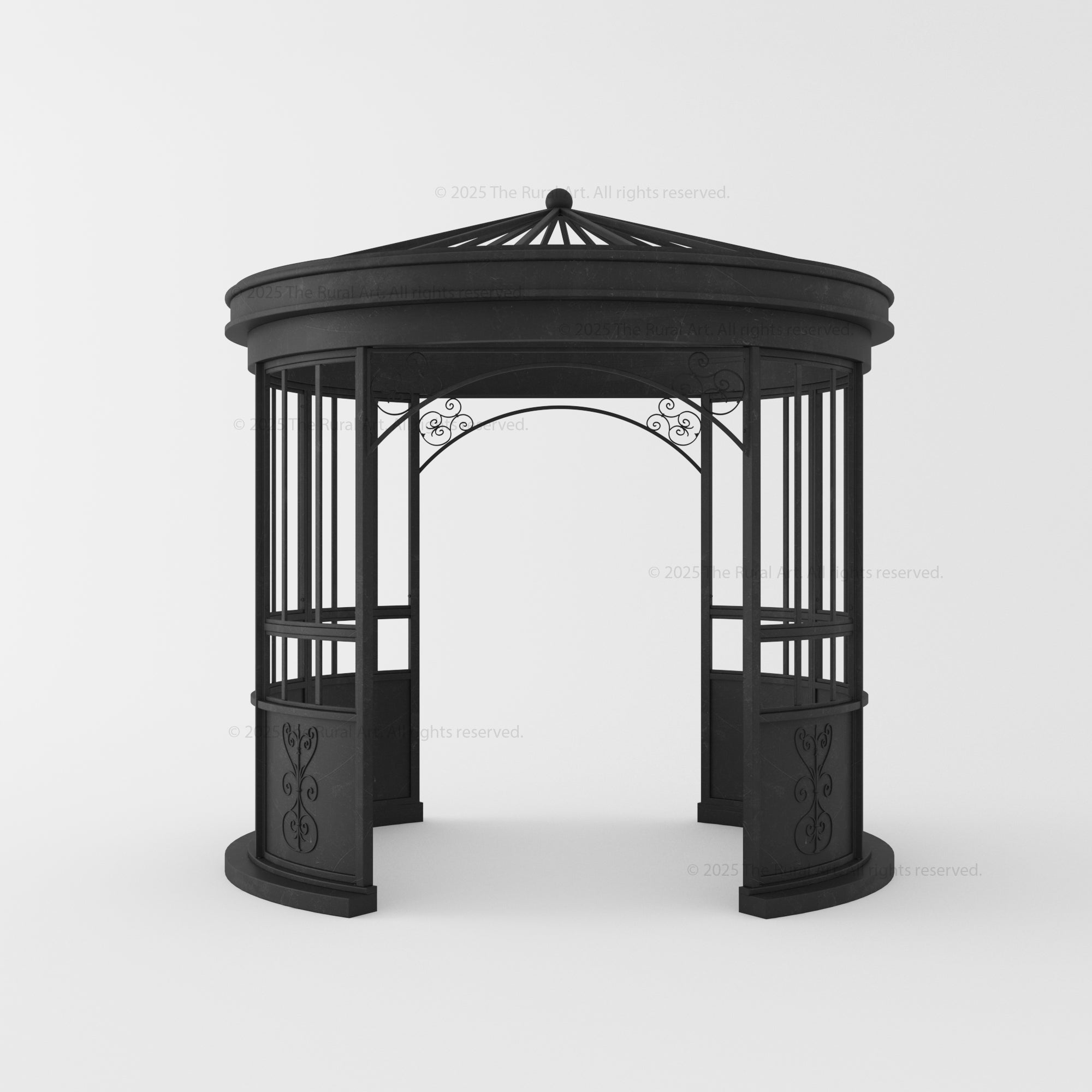 Estate Wrought Iron Garden Gazebo – A Grand Statement for Outdoor Grounds