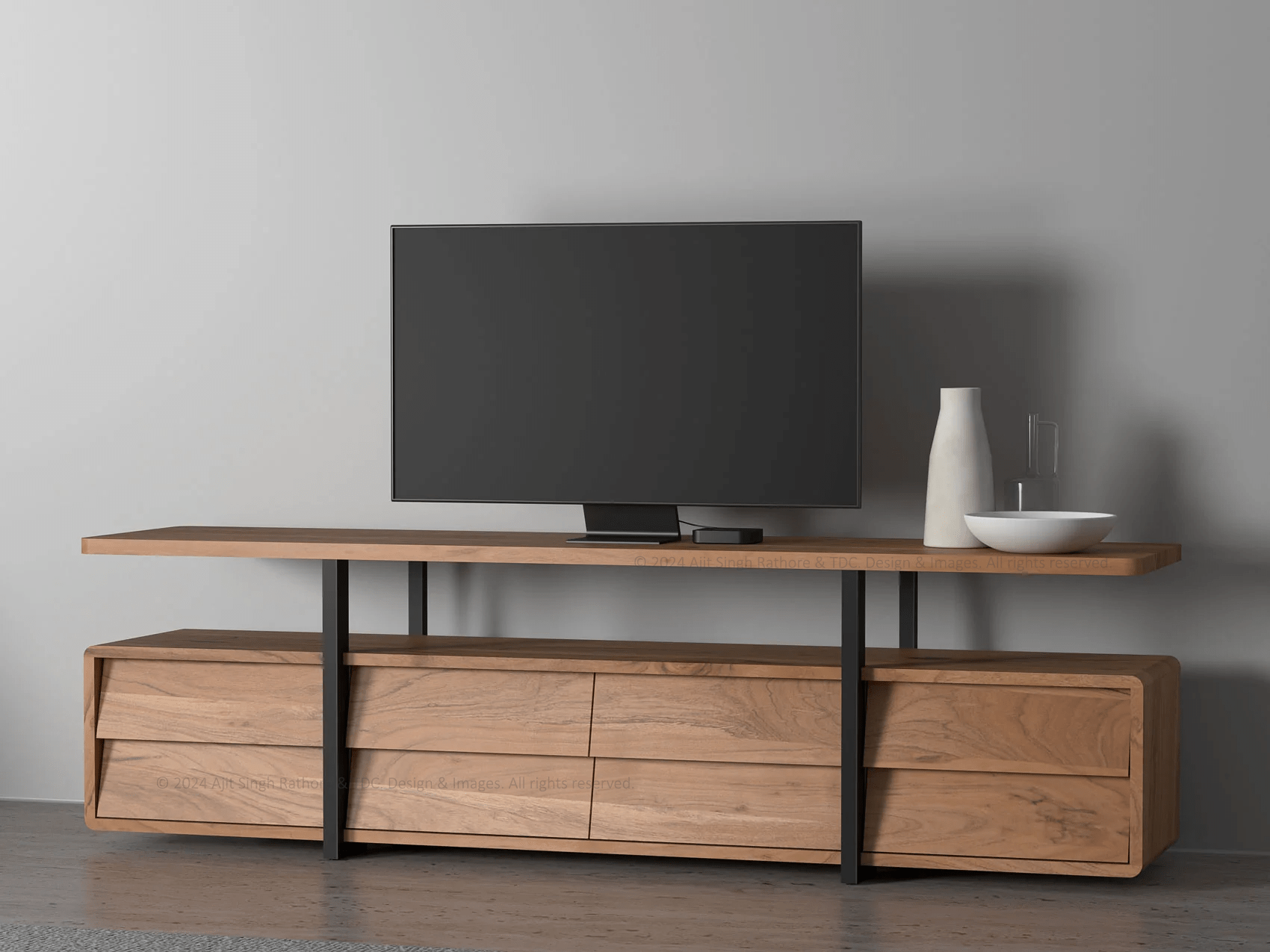 Sonoma Solid Wood TV Stand &amp; Media Center