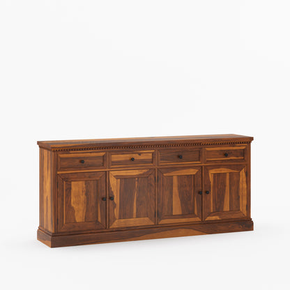 Crossett Solid Wood Sideboard Buffet in Weathered Drift Finish