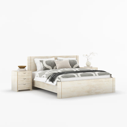 Branson Solid Wood Bedroom Collection with Brass Inlay Detailing
