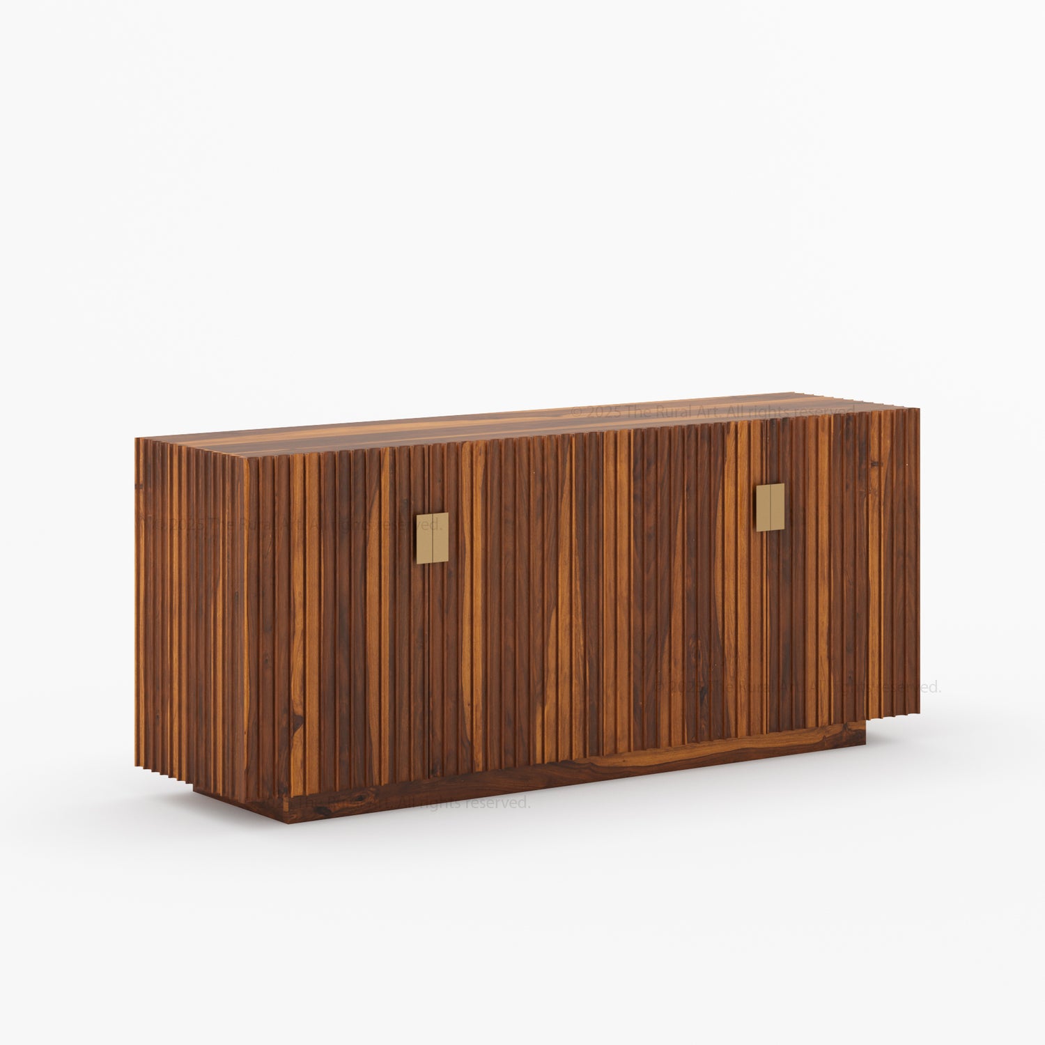 Montecito Four Door Fluted Sideboard Made in Solid Wood