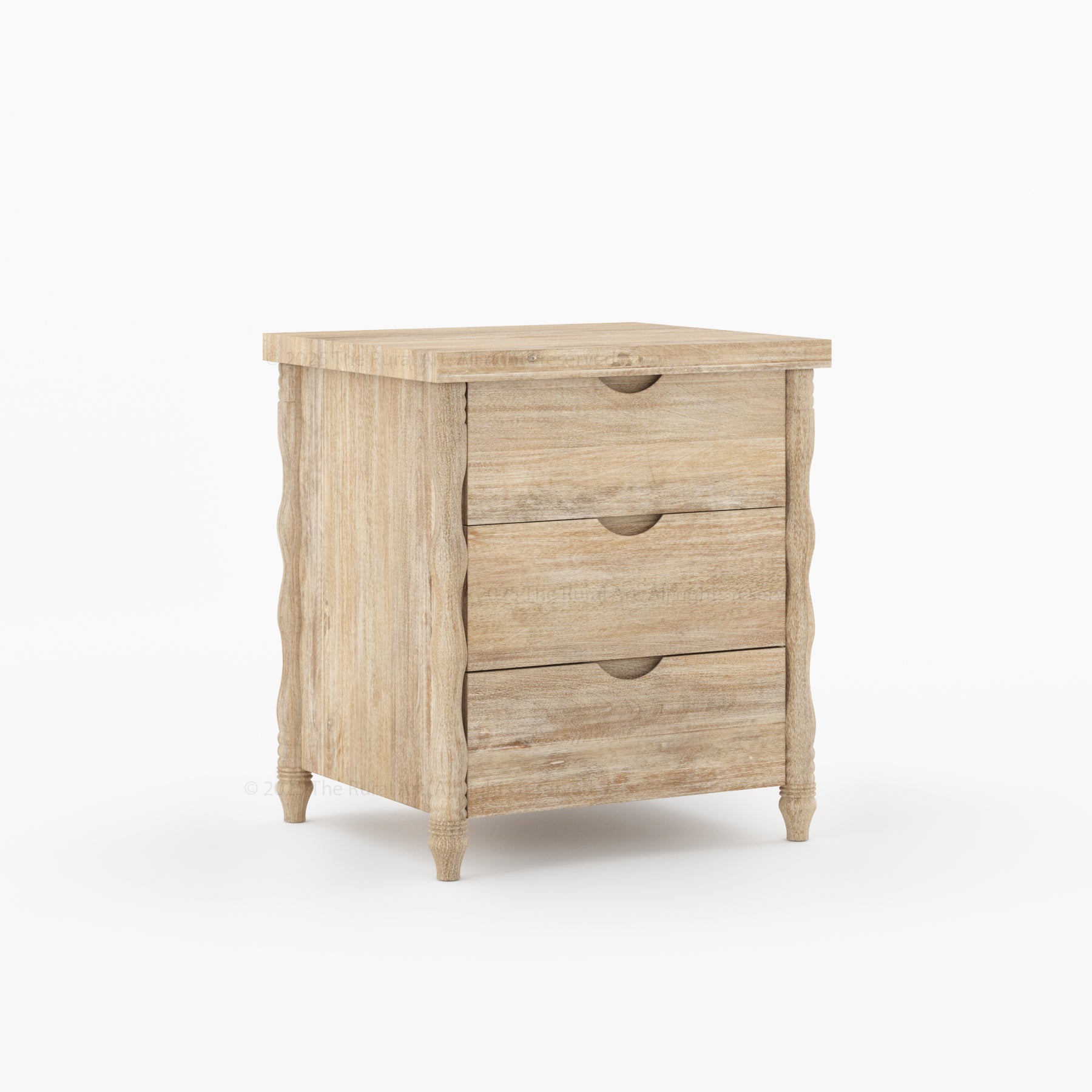Jasper Heritage Turned-Leg Nightstand