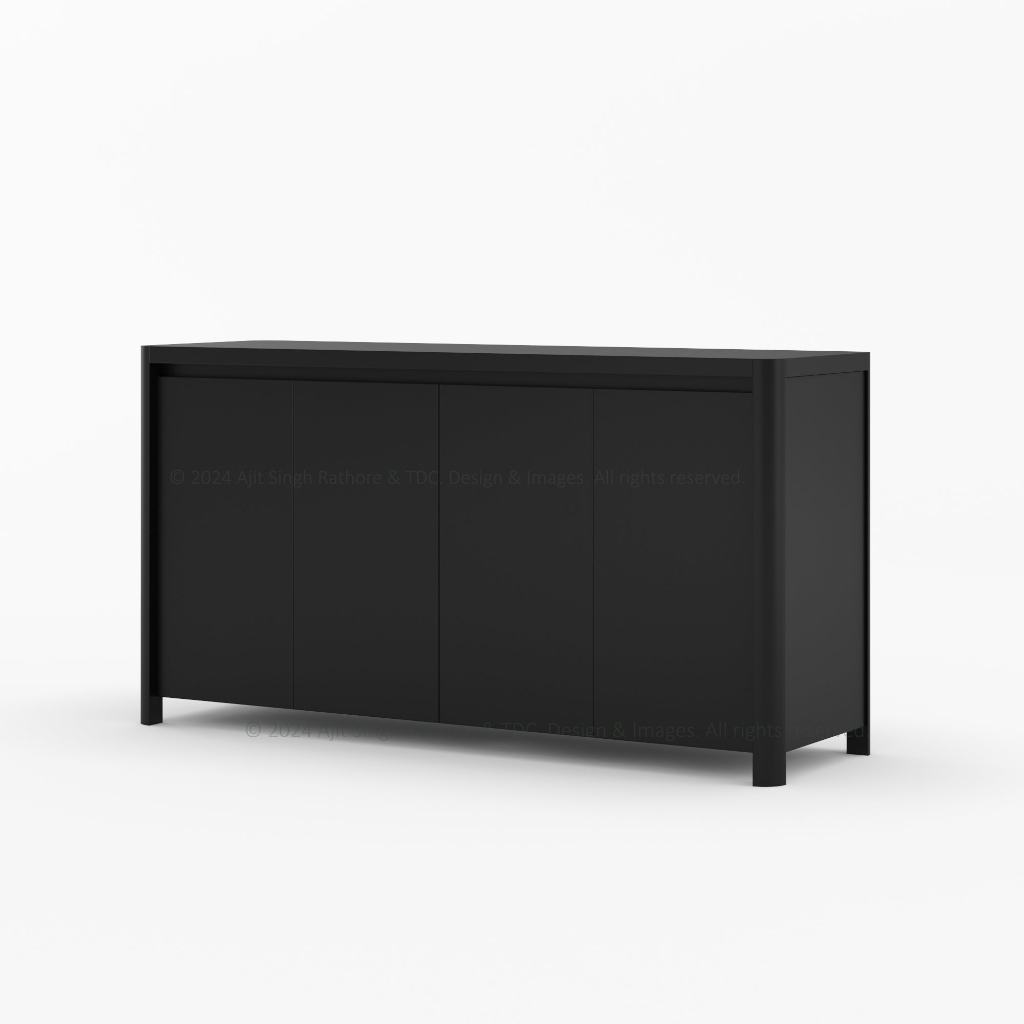 Florence Minimalist Solid Wood Sideboard