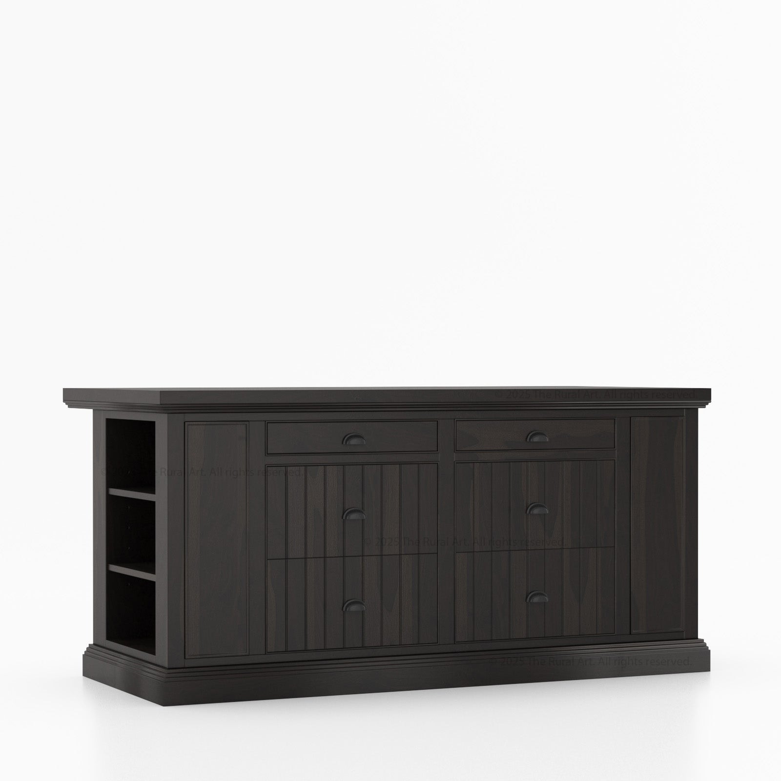 Chester Solid Wood Panelled Kitchen Island