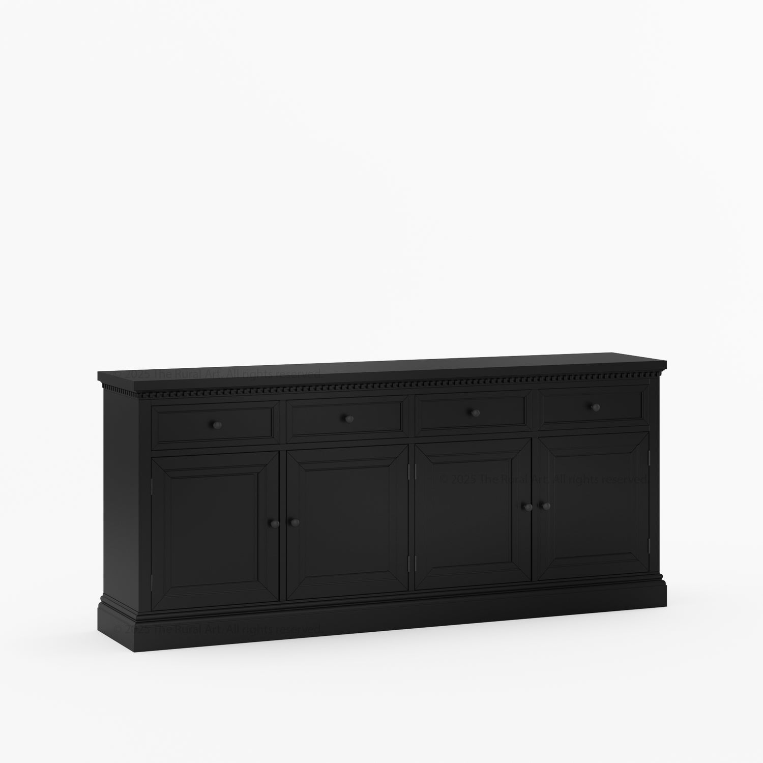 Crossett Solid Wood Sideboard Buffet in Weathered Drift Finish