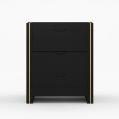 Branson Solid Wood Bedroom Collection with Brass Inlay Detailing