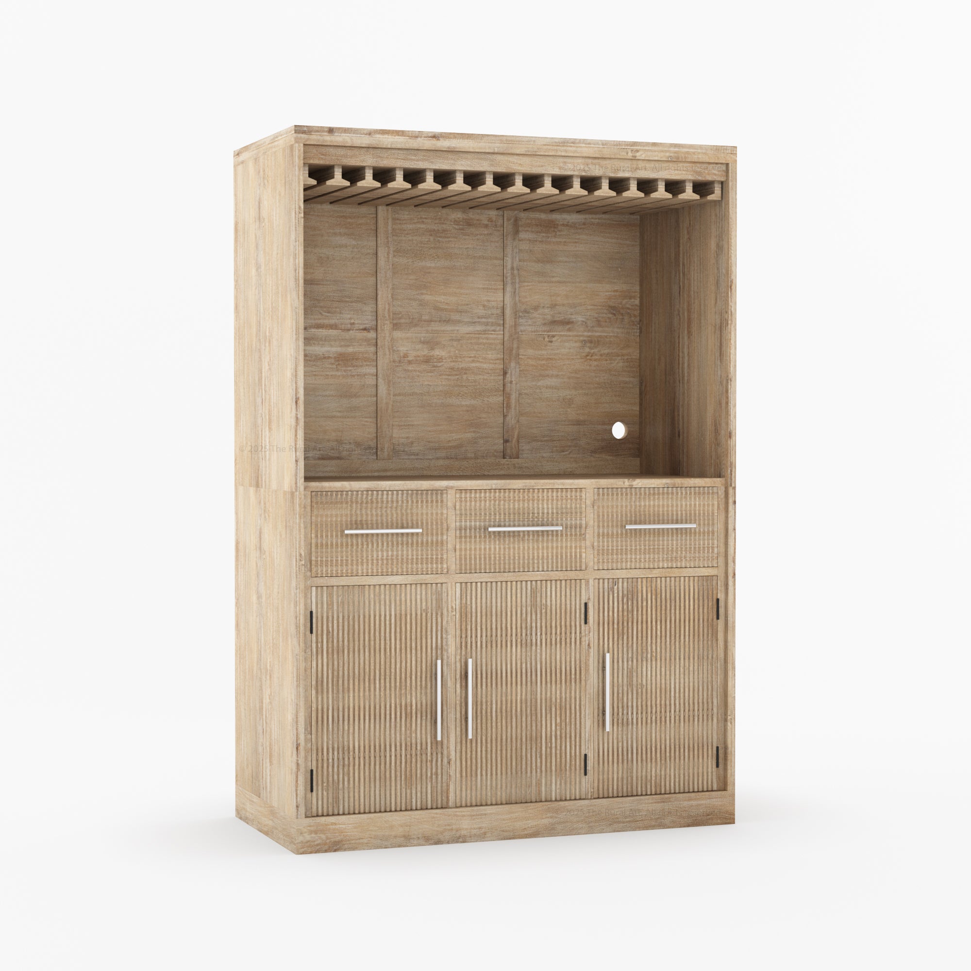 The Rural Art Kentucky Grand Reserve Wine Bar Cabinet - Thumbnail 2