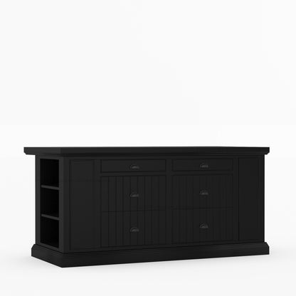 Chester Solid Wood Panelled Kitchen Island