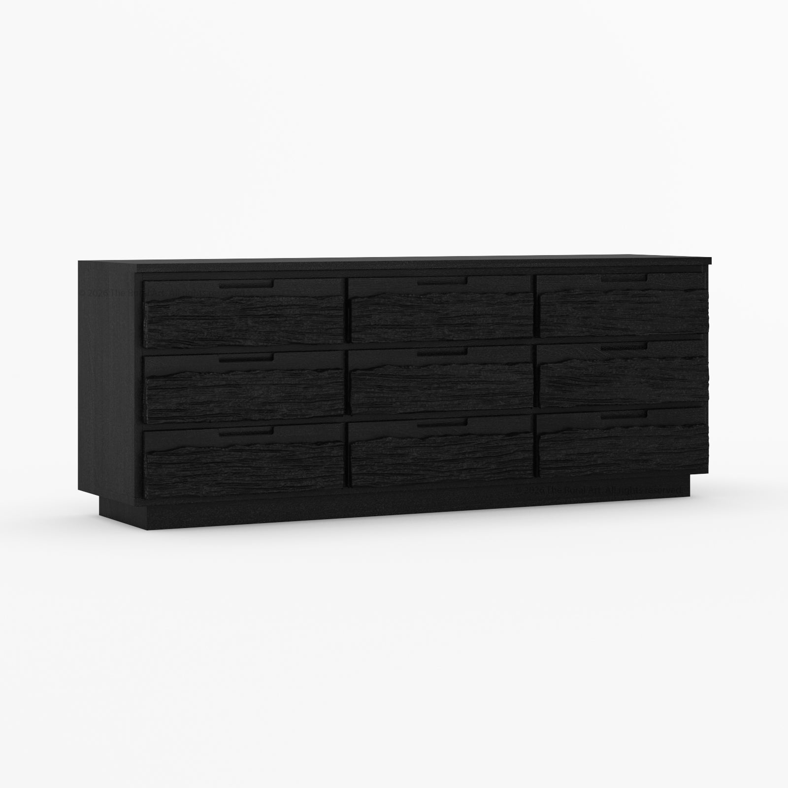 Nome Modern Solid Wood Textured Dresser