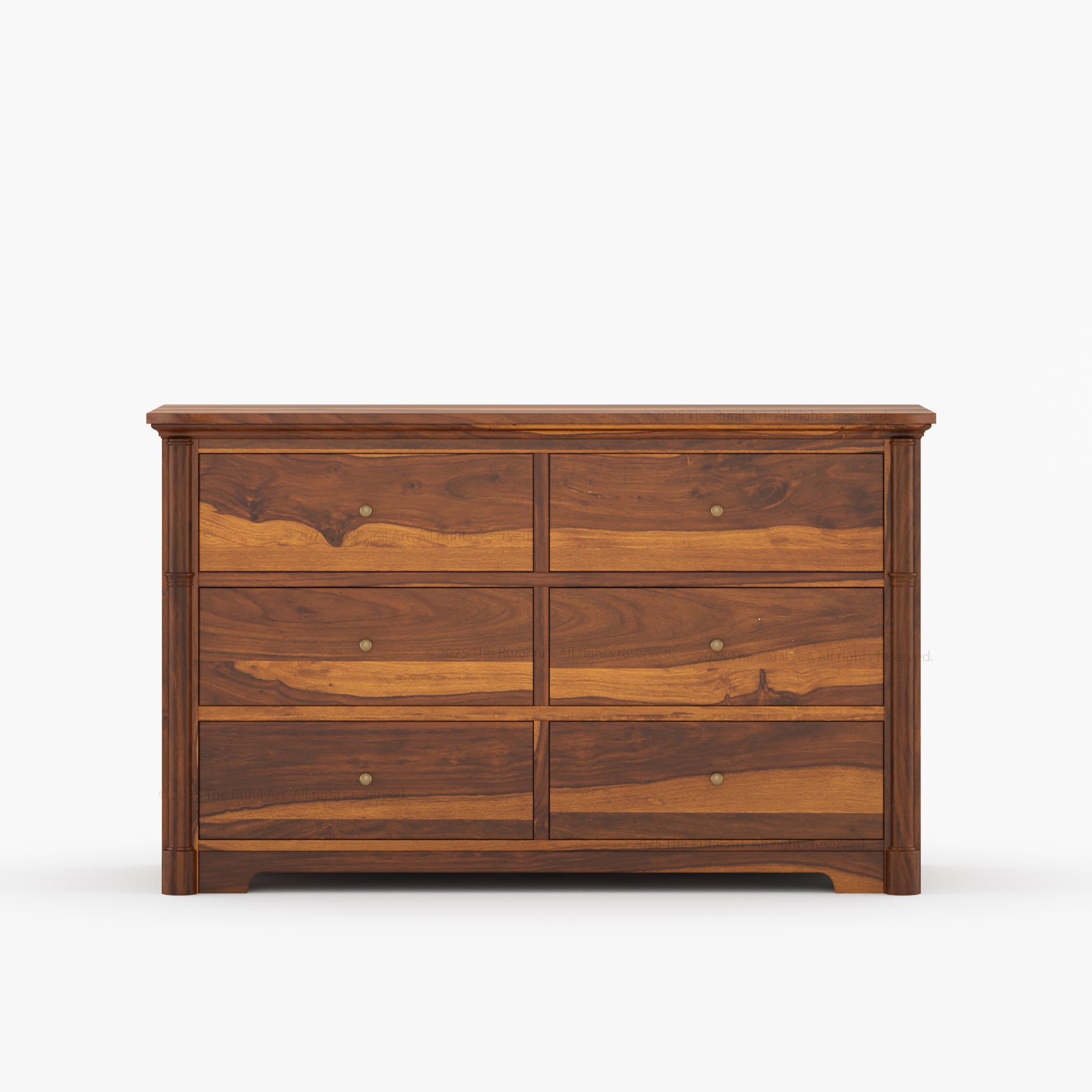 Abilene Solid Wood Six Drawer Dresser