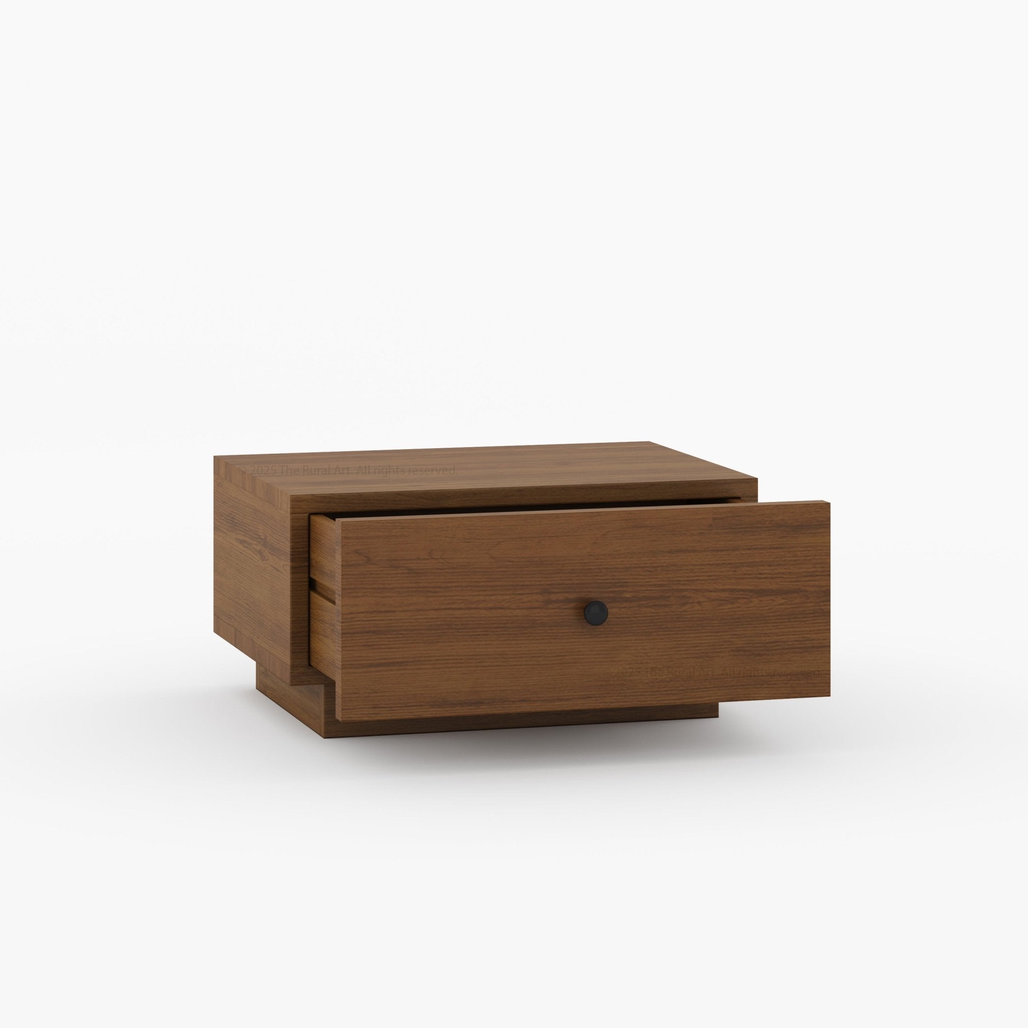 Sheffield Solid Wood Nightstand with Drawer Storage