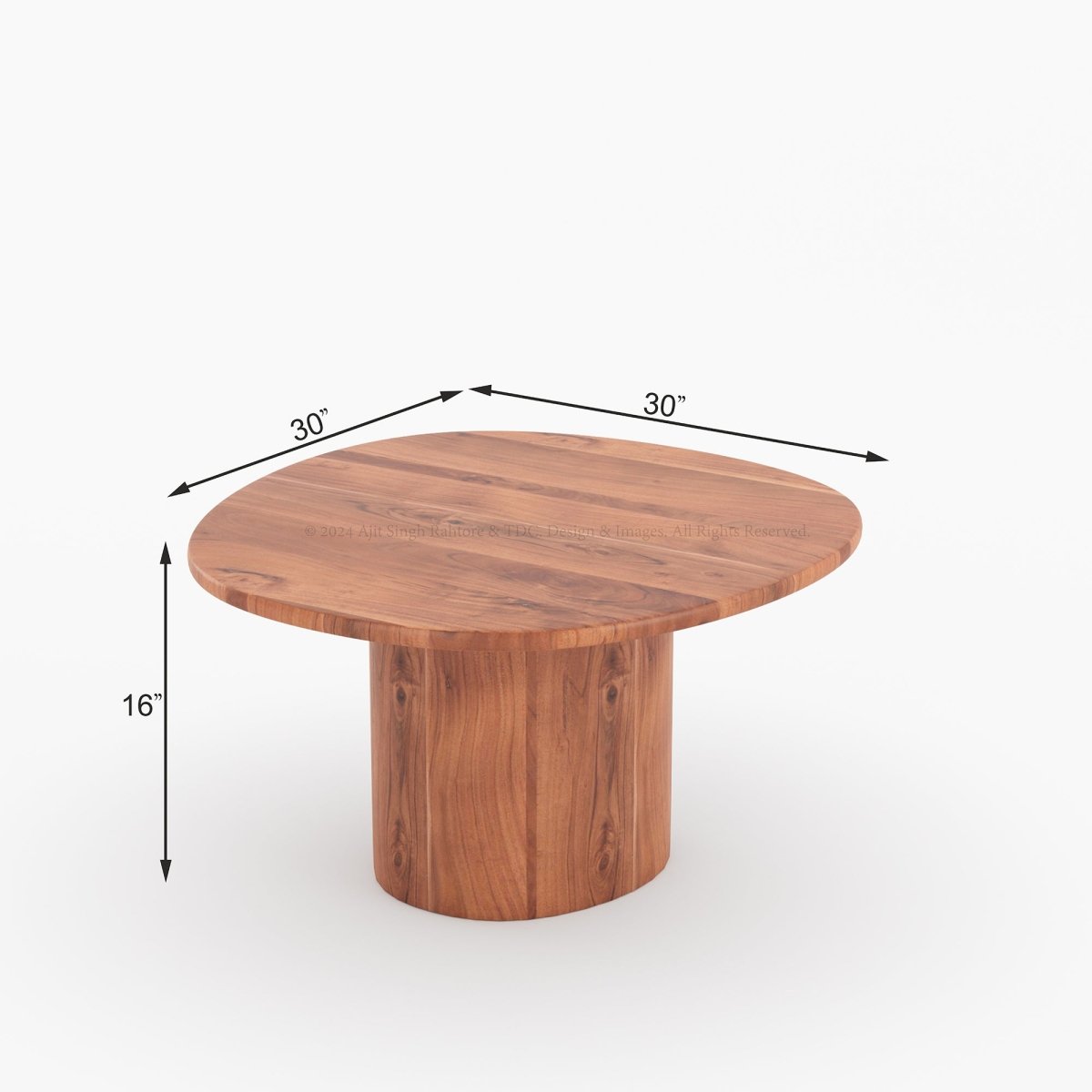 Sedona Serenity Dual Wood Nesting Coffee Table - theruralart.com