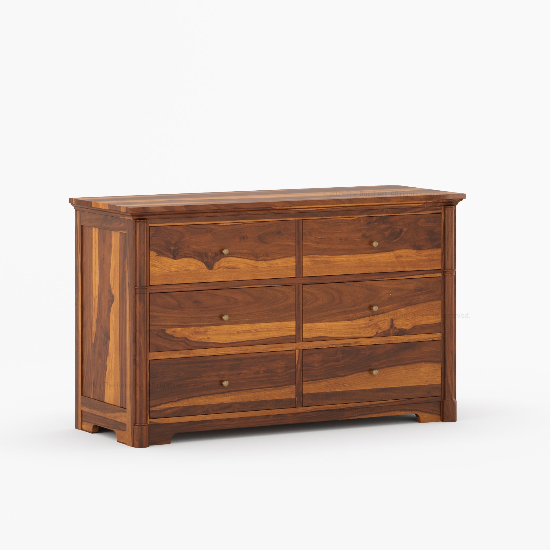 Abilene Solid Wood Six Drawer Dresser