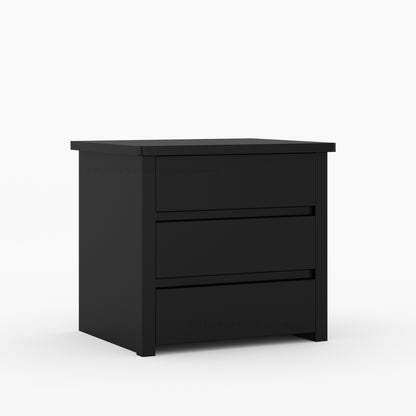 Dallas Modern Solid Wood Nightstand with Clean-Line Drawer Design