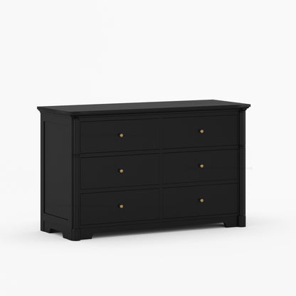 Abilene Solid Wood Six Drawer Dresser