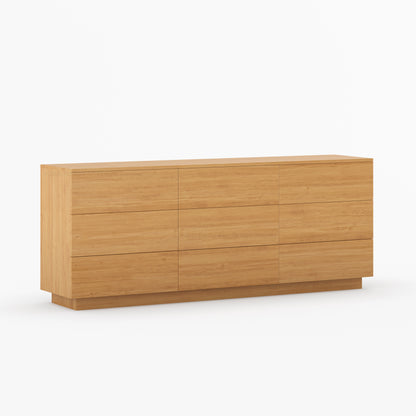 Kingston Solid Wood Dresser | Modern Minimalist Storage Cabinet
