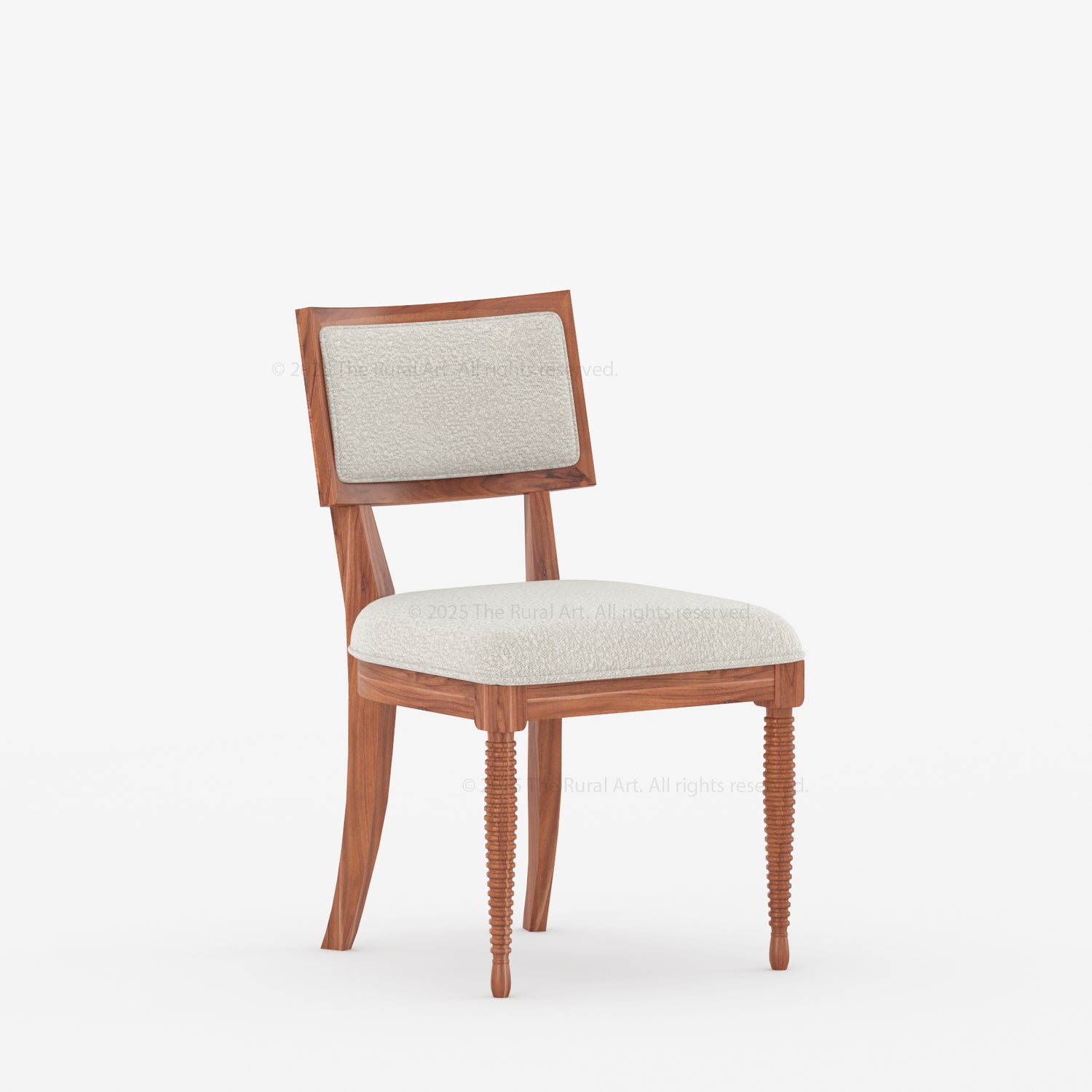 Monterey Turned-Leg Upholstered Dining Chair