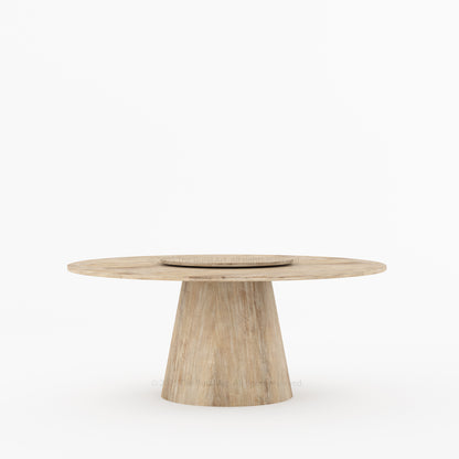 Salisbury Round Dining Table with Lazy Susan