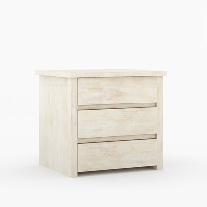 Dallas Modern Solid Wood Nightstand with Clean-Line Drawer Design