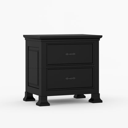 Prescott Grand Heritage Solid Wood Nightstand with Panel Detailing
