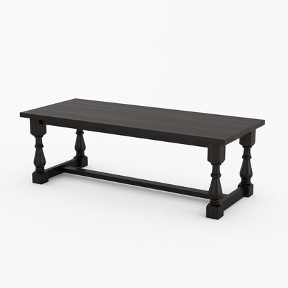 Bisbee Solid Wood Dining Table &amp; Upholstered Chair Set