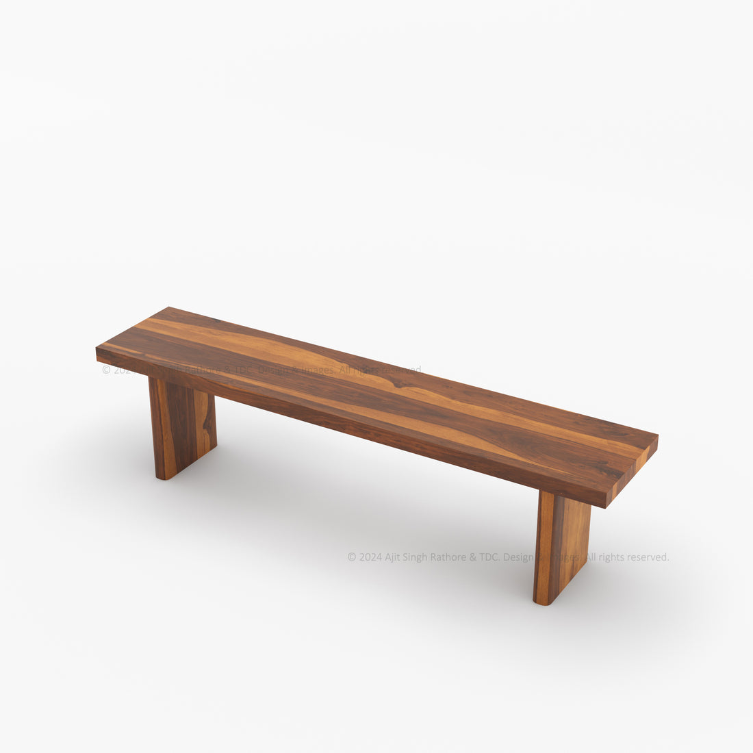 Charlotte Solid Wood Dining Bench