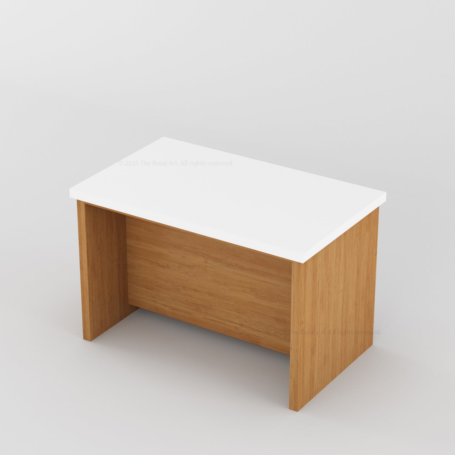 Dothan Solid Wood Kitchen Island with Quartz Top &amp; Seating