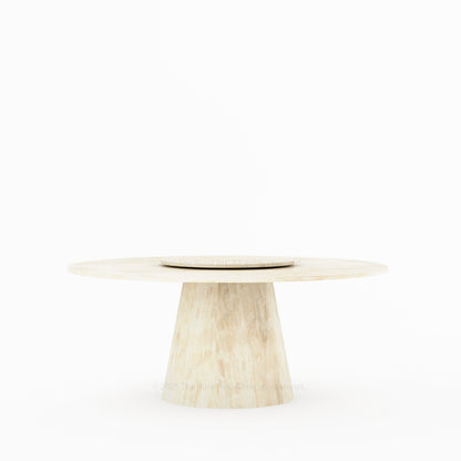 Salisbury Round Dining Table with Lazy Susan