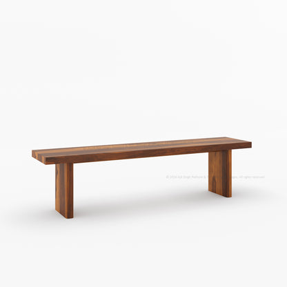 Charlotte Solid Wood Dining Bench